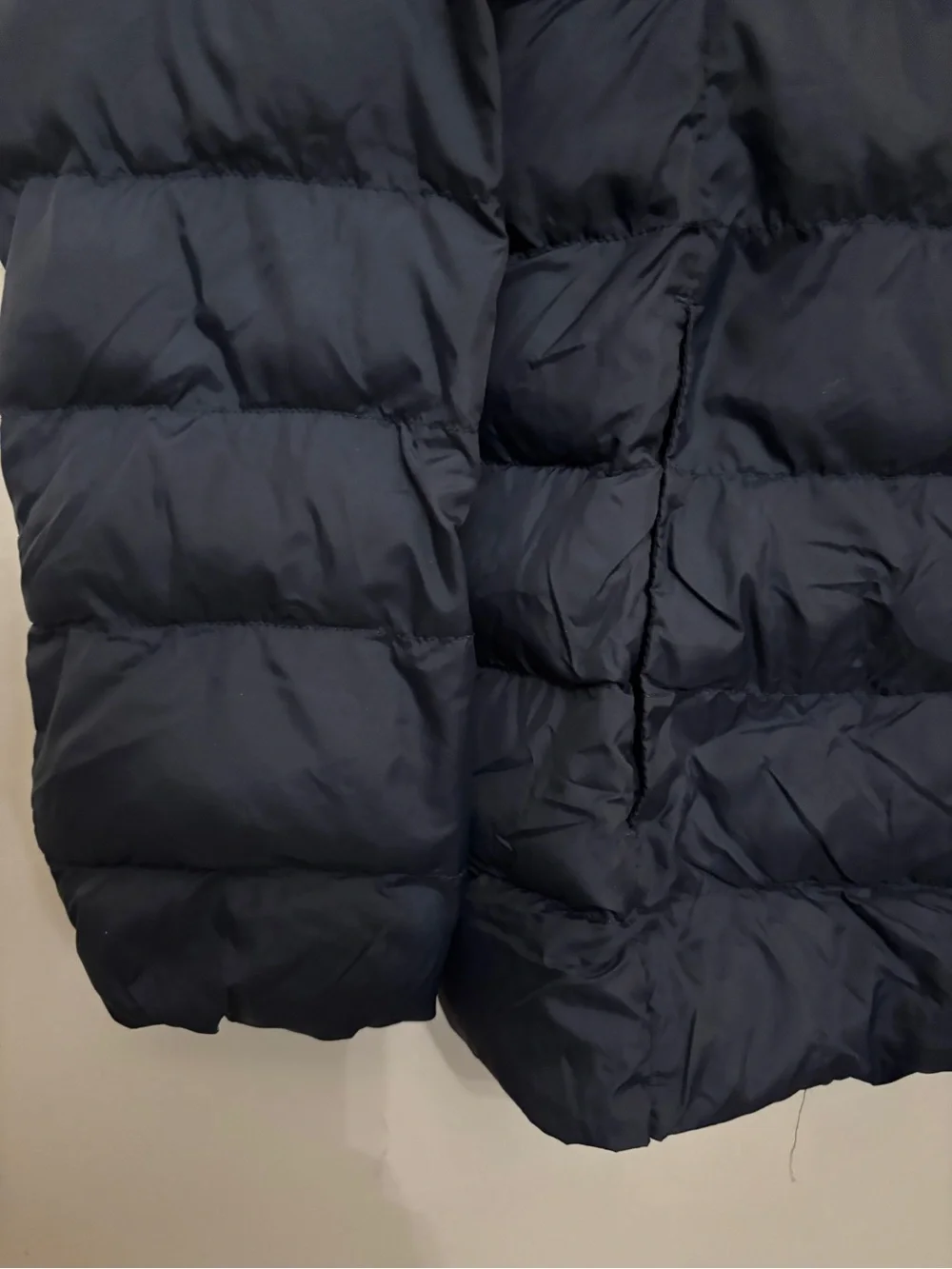 Uniqlo Navy Hooded Puffer Jacket for Kids